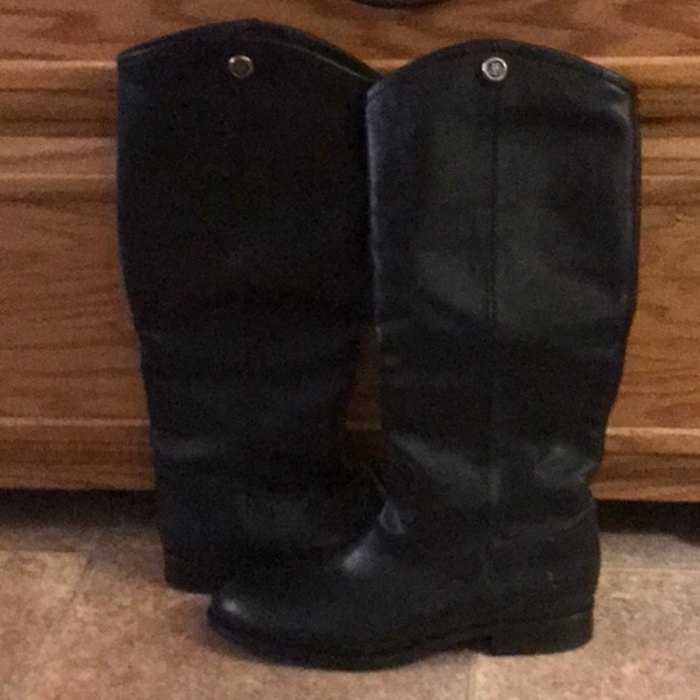 NEW NEVER WORN Frye Leather Tall Shaft Boots Melissa Button2